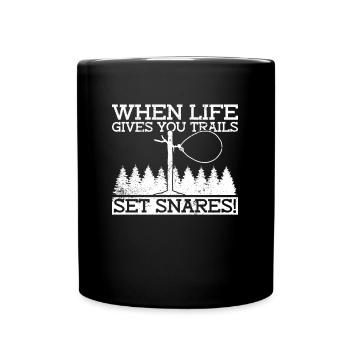 Animal Wire Snare - Full Colour Mug - black - Front