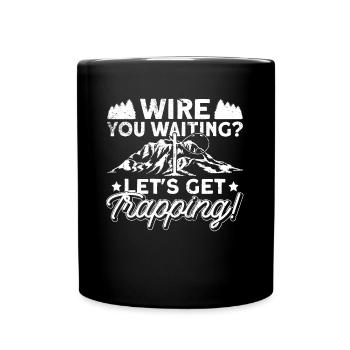Animal Wire Snare - Full Colour Mug - black - Front