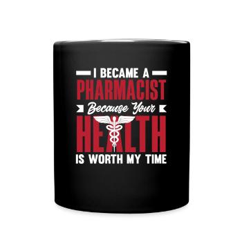 Apothecary Apothecary Apothecary Pharmacy Gift - Full Colour Mug - black - Front