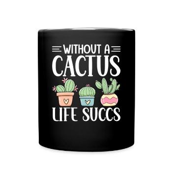 Drôle de succulente - Mug uni - noir - Devant