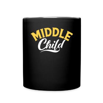Middle Child Gifts - Full Colour Mug - black - Front