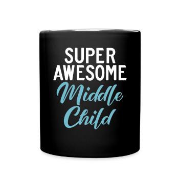 Middle Child Gifts - Full Colour Mug - black - Front
