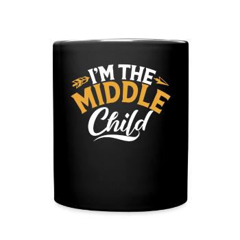 Middle Child Gifts - Full Colour Mug - black - Front