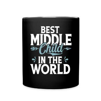 Middle Child Gifts - Full Colour Mug - black - Front