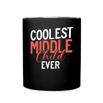 Middle Child Gifts - Full Colour Mug - black - Front