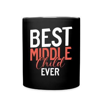 Middle Child Gifts - Full Colour Mug - black - Front