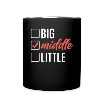 Middle Child Gifts - Full Colour Mug - black - Front