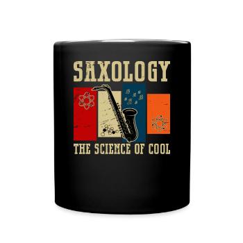 SAXOLOGIE - La science du cool - Mug uni - noir - Devant
