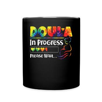Doula Travailleuse à la naissance Doula étudiante - Mug uni - noir - Devant