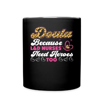 Doula Travailleuse à la naissance Doula Parce que - Mug uni - noir - Devant