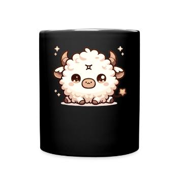 Taurus Zodiac Sign Birthday Gift For Astrology - Full Colour Mug - black - Front