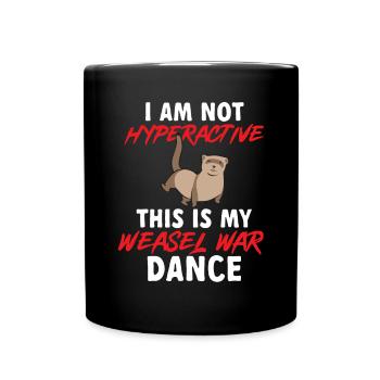 Furet, propriétaire de furet - Mug uni - noir - Devant