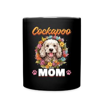 Cockapoo Race de chien Cockapoo Maman Cockapoo - Mug uni - noir - Devant
