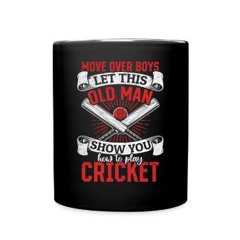 Move Over Boys Let This Old Man Show You How To Pl - Full Colour Mug - black - Front