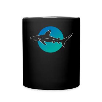 L’élégance mystique des requins des profondeurs - Mug uni - noir - Devant