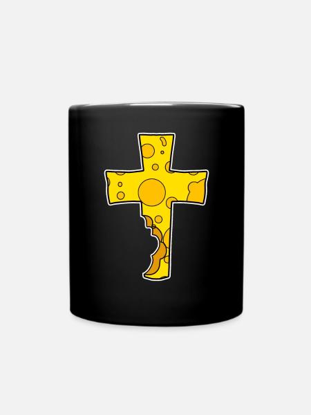 Croix Symbole Christianisme Jésus Église Religion - Mug uni - noir