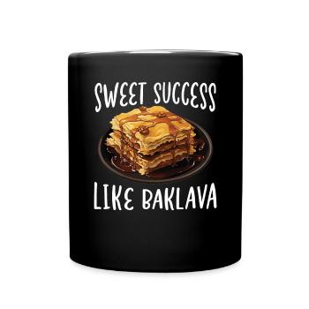 Baklava Pâtisserie Dessert Gourmand Moyen-Orient - Mug uni - noir - Devant