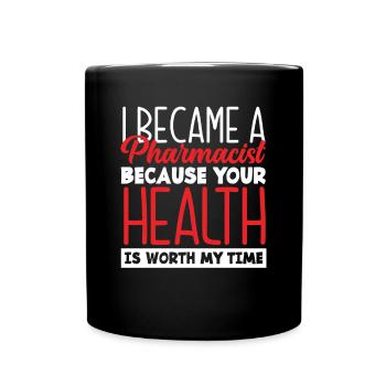 Apothecary Apothecary Apothecary Pharmacy Gift - Full Colour Mug - black - Front