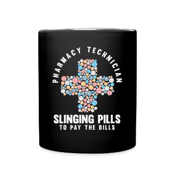 Apothecary Apothecary Apothecary Pharmacy Gift - Full Colour Mug - black - Front