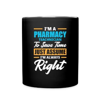 Apothecary Apothecary Apothecary Pharmacy Gift - Full Colour Mug - black - Front
