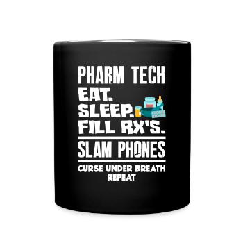 Apothecary Apothecary Apothecary Pharmacy Gift - Full Colour Mug - black - Front