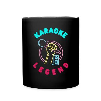 Chanteur de karaoké Chanteur de karaoké Musique - Mug uni - noir - Devant