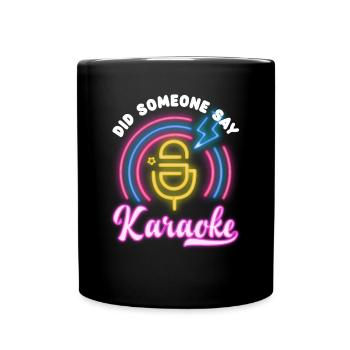 Chanteur de karaoké Chanteur de karaoké Musique - Mug uni - noir - Devant