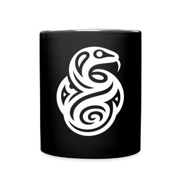 Serpent zodiaque amérindien - Mug uni - noir - Devant