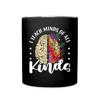 Ich Unterrichte Köpfe Aller Art Sped-lehrer - Tasse einfarbig - Schwarz - Vorne