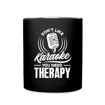 Chanteur de karaoké Chanteur de karaoké Musique - Mug uni - noir - Devant