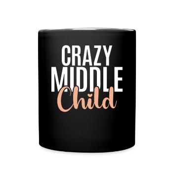 Middle Child Gifts - Full Colour Mug - black - Front