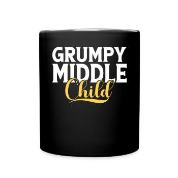 Middle Child Gifts - Full Colour Mug - black - Front