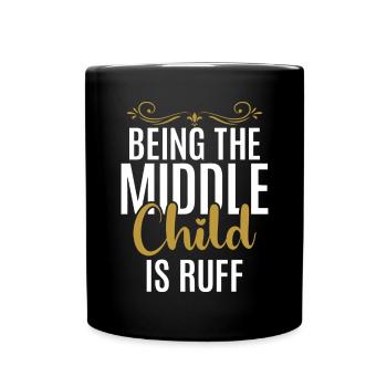 Middle Child Gifts - Full Colour Mug - black - Front