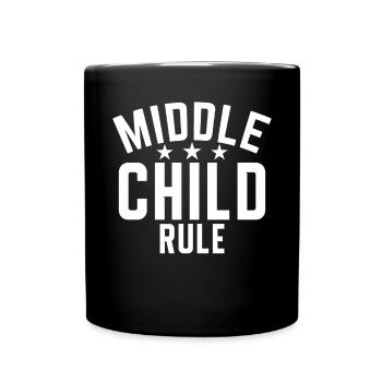 Middle Child Gifts - Full Colour Mug - black - Front
