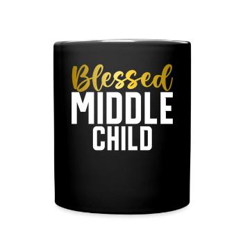 Middle Child Gifts - Full Colour Mug - black - Front