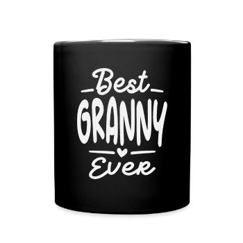 Best Granny Ever Shirt Cool Gifts For Granny - Full Colour Mug - black - Front