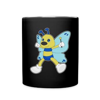 Butterfly Wizard Wand - Full Colour Mug - black - Front