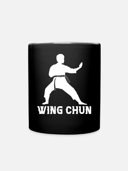 Wing Chun - Tasse einfarbig - Schwarz