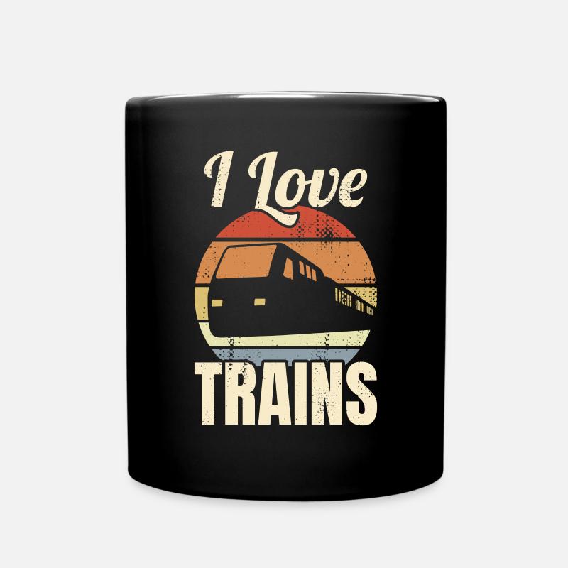L’amour du chemin de fer - Mug uni - noir