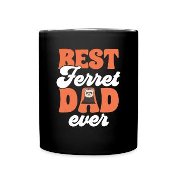 Furet, propriétaire de furet - Mug uni - noir - Devant