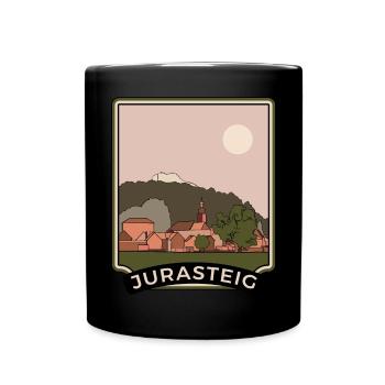 Sentier du Jura - Mug uni - noir - Devant