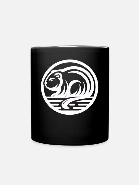 Castor zodiaque amérindien - Mug uni - noir