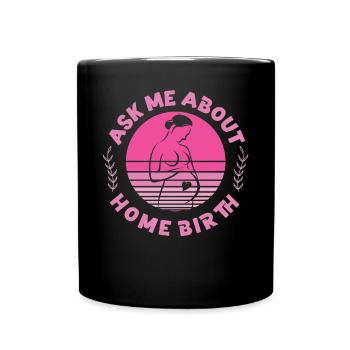 Infirmière spécialisée dans le travail et l’accouchement - Mug uni - noir - Devant