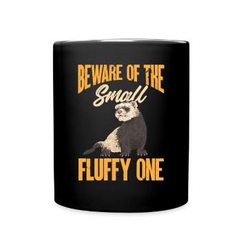 Furet, propriétaire de furet - Mug uni - noir - Devant