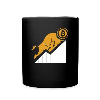 Blockchain Crypto Kryptowährung Crypto Trader - Tasse einfarbig - Schwarz - Vorne