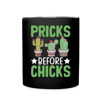 Funny Succulent Cactus - Full Colour Mug - black - Front