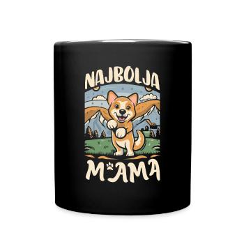 Najbolja maman I meilleur cadeau de fête des mères de maman - Mug uni - noir - Devant