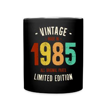 Vintage 1985 Limited Edition - Full Colour Mug - black - Front