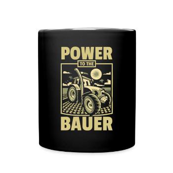 Power to the Bauer - Full Colour Mug - black - Front