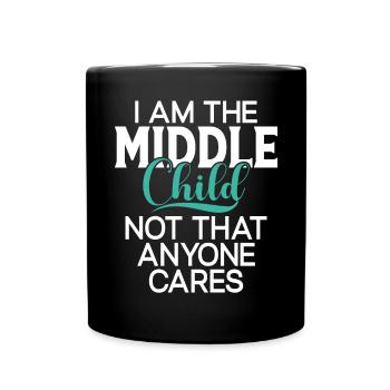 Middle Child Gifts - Full Colour Mug - black - Front